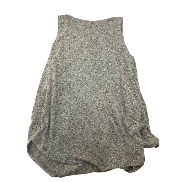 Old Navy Luxe Womens Grey Sleeveless Top XL Soft & Flowing Basic Solid Print - Picture 3 of 3